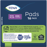 TENA Mini Pads Long Length offer discreet, reliable protection against light bladder leakage with Triple Protection technology.