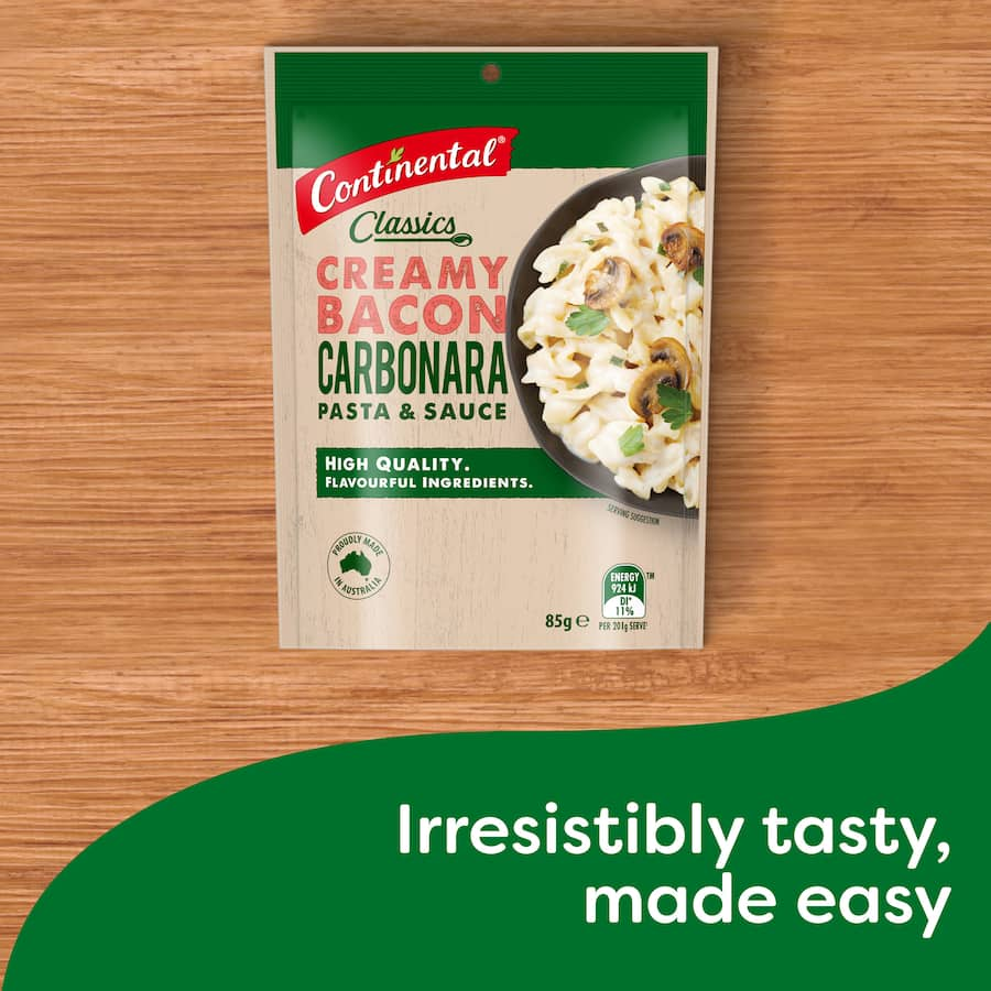 Continental Classics Pasta & Sauce Creamy Bacon Carbonara