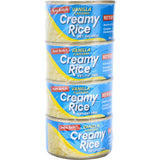 Aunt Betty's 400g Creamed Rice Vanilla, a creamy, 98% fat-free dessert, perfect hot or cold, enriched with calcium.