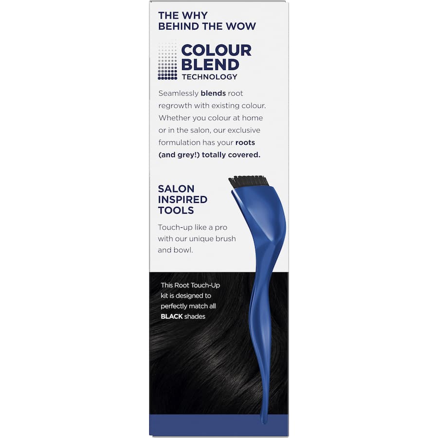 Clairol Nice N Easy Root Touch-Up Black 2: Quick 10-minute solution for covering roots and greys with 100% grey coverage.