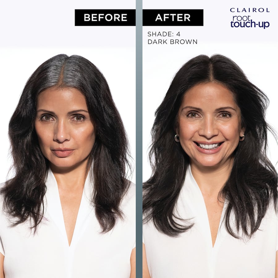 Clairol Nice N Easy Root Touch-Up Black 2: Quick 10-minute root cover with 100% gray coverage and precision brush for easy application.