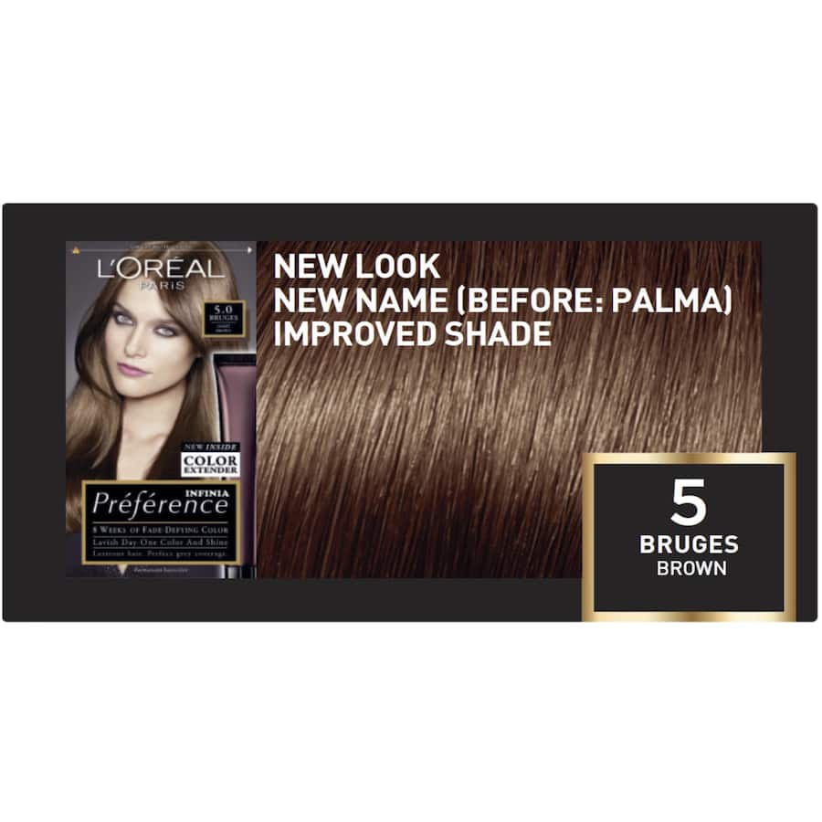 Rich dark brown hair colour with fade-defying technology, ensuring vibrant, long-lasting results and perfect grey coverage.