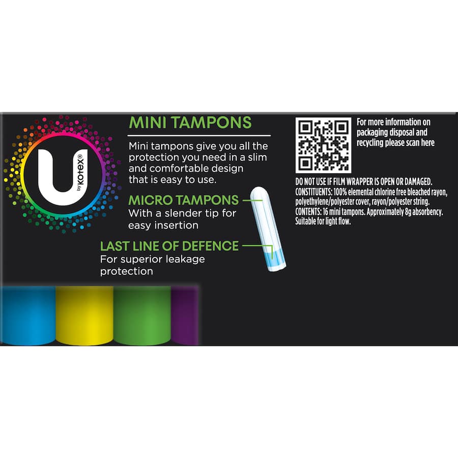 U By Kotex Tampons Mini