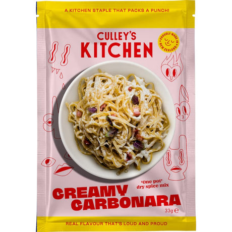 Culley's Kitchen creamy carbonara base, ideal for quick, rich pasta dishes with authentic homemade flavor.