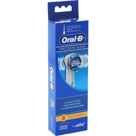 Oral-B Precision Clean Electric Toothbrush Heads pack, designed for deep cleaning and plaque removal, compatible with all Oral-B models.