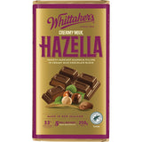 Whittaker's Chocolate Hazella: creamy hazelnut chocolate spread, gluten-free, perfect for toast, desserts, and sweet cravings.