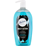 Balnea Men's Body Wash Multi Action offers a refreshing cleanse with natural ingredients, perfect for daily use and all skin types.