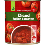 Woolworths Diced Tomatoes Italian Can 800g