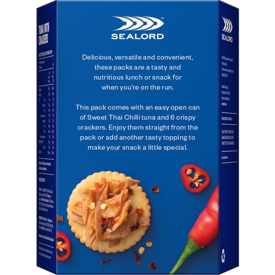Sealord Tuna & Crackers Thai Chilli (6 crackers) 111g