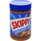 Skippy Peanut Butter Super Chunk with rich, creamy texture and crunchy pieces, perfect for snacks, baking, and sandwiches.