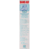 Band Aid Advanced Healing Blister Plaster, featuring hydrocolloid technology for pain relief and moisture balance on heels.