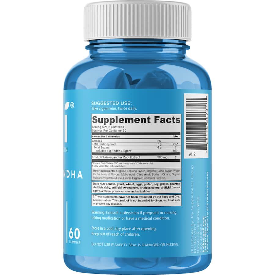 Goli Nutrition Ashwagandha Gummies, a tasty adaptogen for stress relief and balance, featuring KSM-66® extract for maximum benefits.