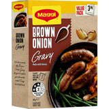 Maggi Instant Gravy Mix Brown Onion, quick and flavorful mix for rich brown onion gravy,perfect for enhancing various dishes.