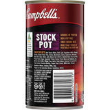 A can of Campbell's Chunky Soup Stockpot filled with hearty ingredients, ideal for quick and satisfying meals anytime.