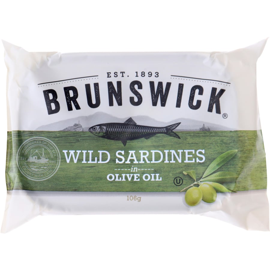 Brunswick Sardines Olive Oil Tear tab can 106g