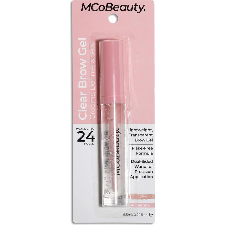 Clear brow gel with lightweight formula, tames unruly hairs and provides long-lasting hold for beautifully groomed brows.