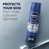 Nivea Men Moisturising Shaving Gel with Aloe Vera for smooth, comfortable shaves; hydrates and protects skin from irritation.