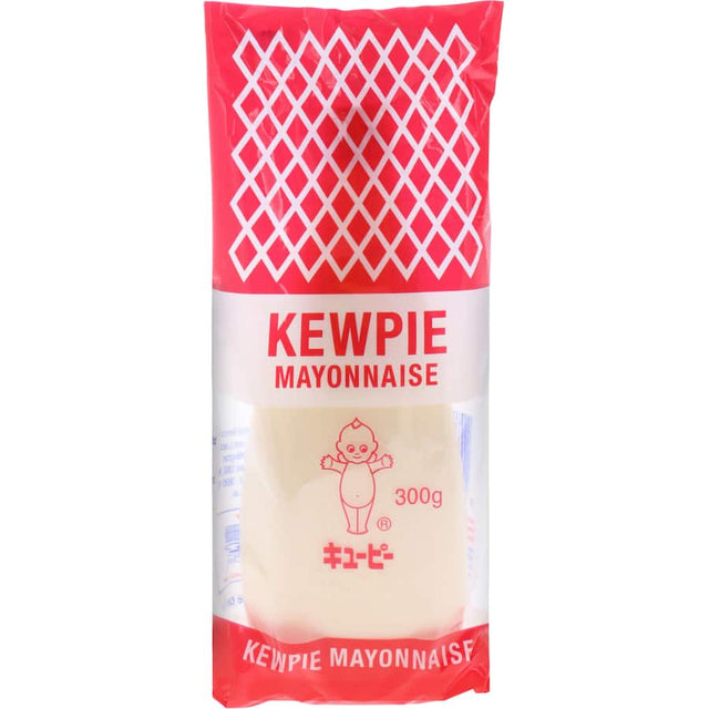 Kewpie Mayonnaise: creamy Japanese condiment adding umami flavor to sandwiches, salads, and sushi rolls.