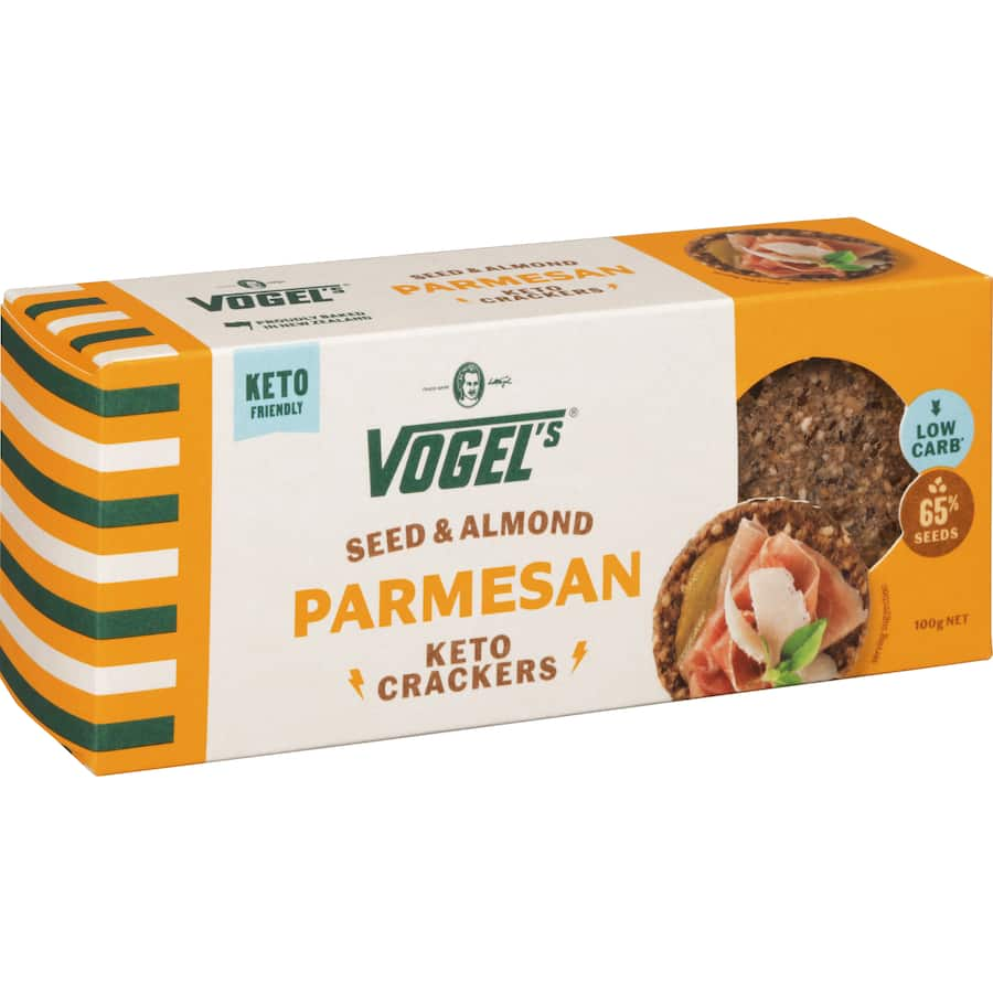 Vogel's Crackers Seed & Almond Keto Parmesan