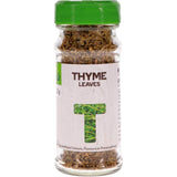 Dried Woolworths Thyme Flaked Leaves in a 12g pack, perfect for enhancing soups, sauces, and roasted dishes.