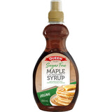 Queen Maple Syrup Flavoured Sugar Free bottle, showcasing a rich maple flavor without sugar or artificial additives.