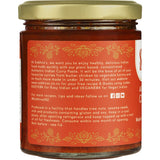 Sobhna's Curry Paste Mild jar featuring aromatic spices for creating authentic Indian dishes at home.