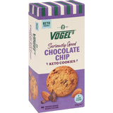 Chocolate chip keto cookies from Vogel's, ideal low-carb snack for guilt-free indulgence and energy boosts.