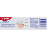Colgate Sensitive Toothpaste for whitening sensitive teeth, delivers relief, brightens smiles, and fights tartar and cavities.