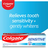 Colgate Sensitive Toothpaste Teeth Whitening offers gentle sensitivity relief and effective stain removal for a bright smile.