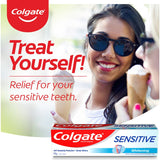 Colgate Sensitive Toothpaste Teeth Whitening, designed for gentle relief and stain removal while strengthening sensitive teeth.