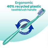 Colgate 360 Whole Mouth Clean Toothbrush, designed for comprehensive oral hygiene with medium bristles and 4-in-1 bacteria removal.