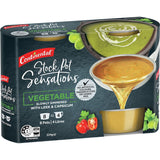 Continental Vegetable Stock Pot Concentrate, rich in flavor from real veggies, perfect for cooking or making liquid stock.