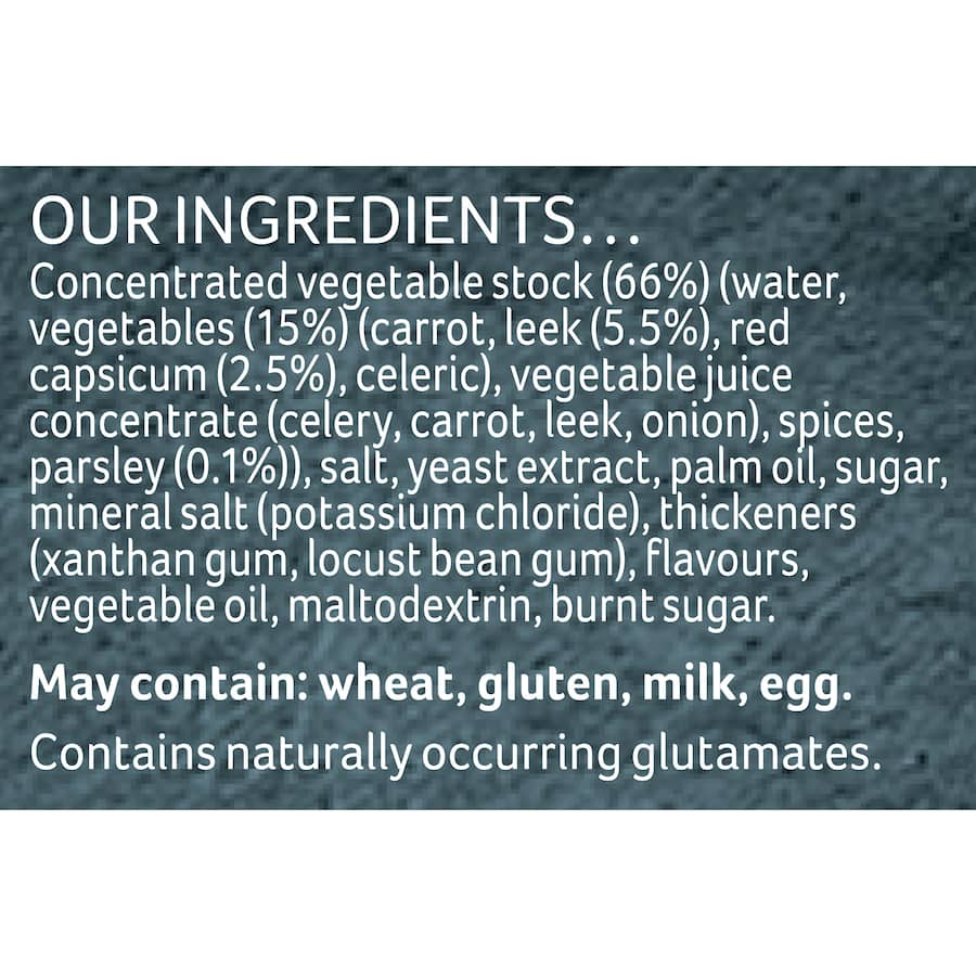 Continental Vegetable Stock Pot Concentrate pack featuring 8 portions for rich, authentic flavor from real vegetables.