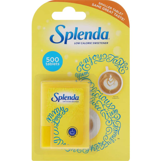 Splenda Sugar Substitute Sweetener packets offer a low-calorie, versatile way to enjoy sweetness without the extra sugar.