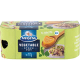 Vegeta Vegetable Stock Pot Concentrate pack, featuring four 28g pots for rich, natural flavor in soups and sauces.