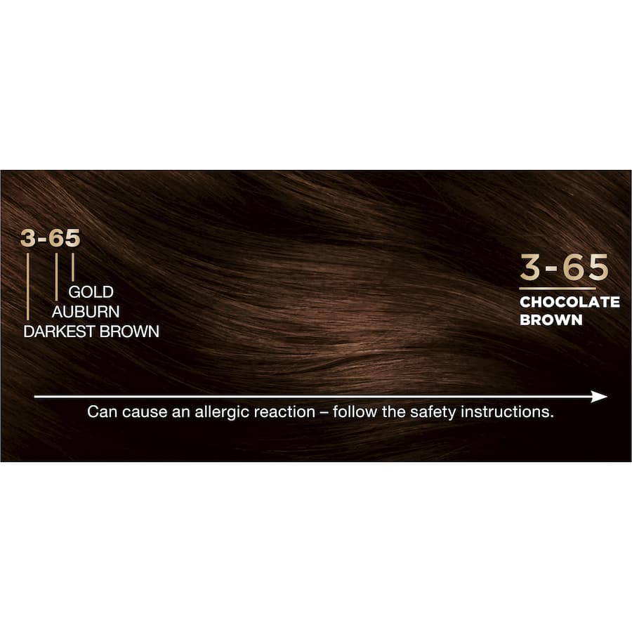 Napro Palette Hair Colour in Choc Brown 3.65, 140ml – Rich, vibrant brown color with 100% grey coverage and intensive shine.