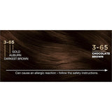 Napro Palette Hair Colour in Choc Brown 3.65, 140ml – Rich, vibrant brown color with 100% grey coverage and intensive shine.