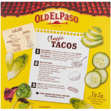 Old El Paso Mexican Soft Taco Kit for crispy chicken tacos with tortillas, spice mix, and sweet chili sauce included.