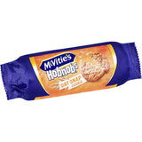 Crunchy McVities Hobnobs Oat Snap cookies, made with whole grain oats and honey, perfect for snacking with tea or coffee.