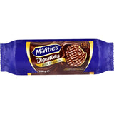 Crunchy McVitie's Digestives topped with smooth milk chocolate, perfect for snacks or tea time indulgence.