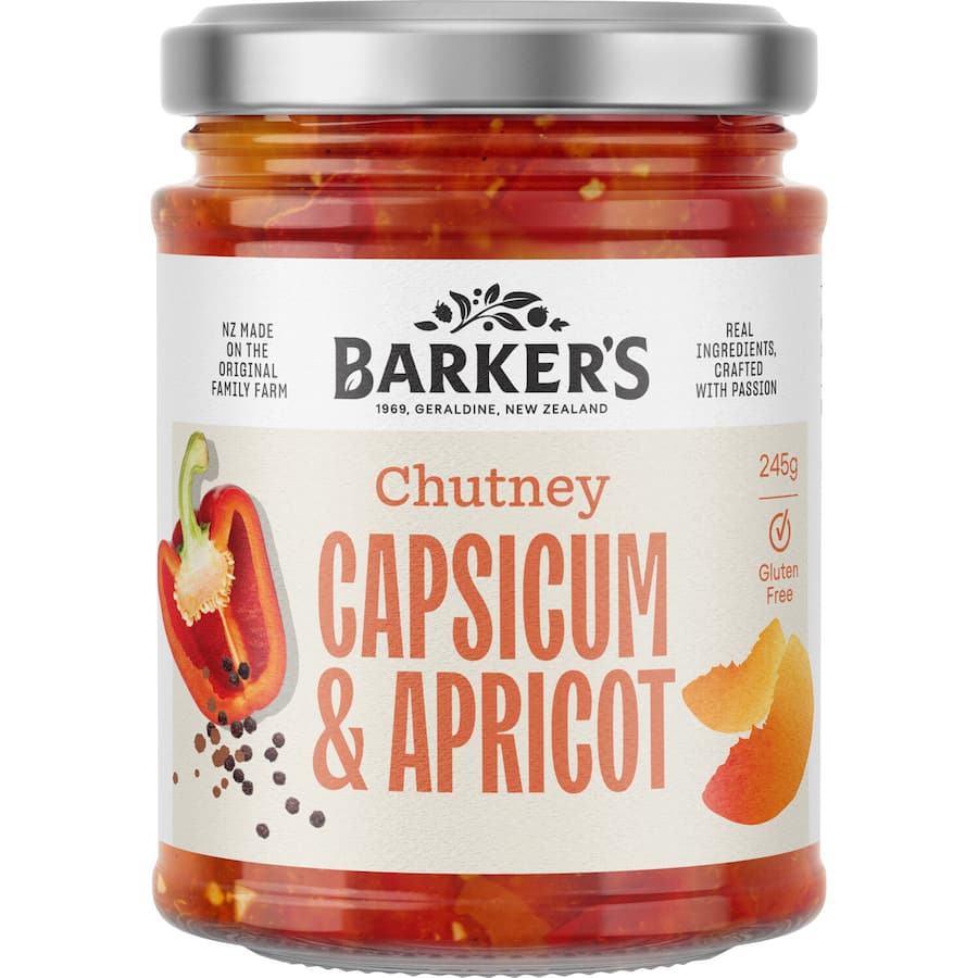 Barkers Chutney Capsicum & Apricot