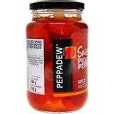 Peppadew Peppers Mild Sweet in a jar, vibrant and flavorful, perfect for enhancing dishes with sweet, mild spice.