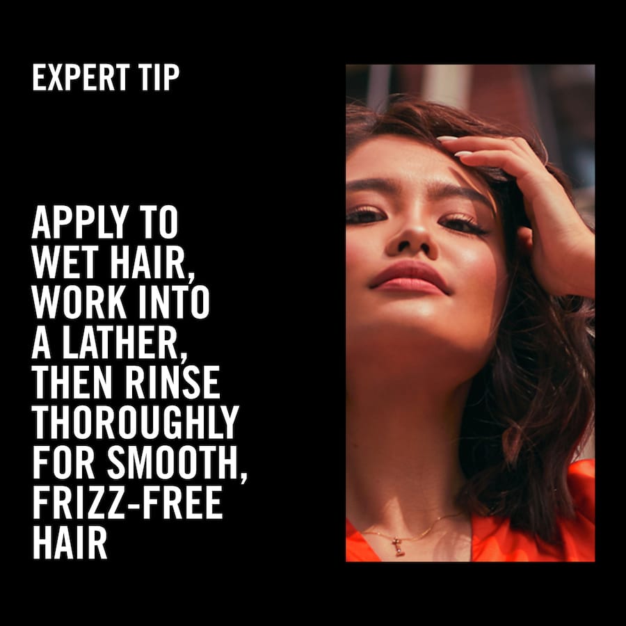 TRESemme Keratin Smooth Shampoo bottle, designed to nourish and smooth dry, frizzy hair for a silky, salon-quality finish.