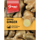 Greggs Ginger Ground offers a sweet, warm spice for baking and cooking, perfect for gingerbread, curries, and stir-fries.