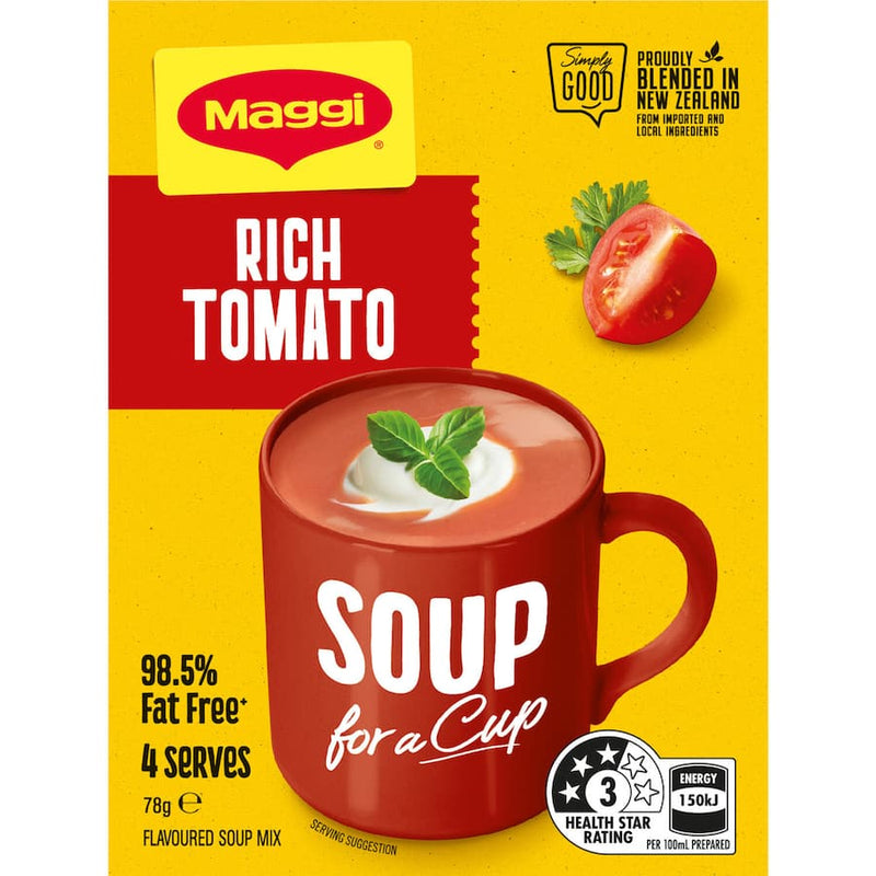 Maggi Soup For A Cup Instant Soup Rich Tomato 78g