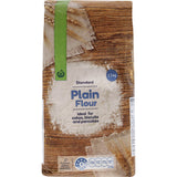 Woolworths Plain Flour 1.5kg bag, made from 100% premium wheat, ideal for versatile baking and healthier recipes.