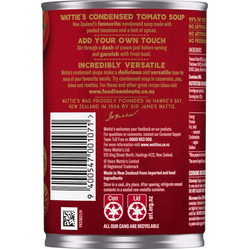 Wattie's Condensed Soup Tomato Canned