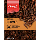 Ground cloves in a package, perfect for adding sweet warmth to baking, marinades, and festive drinks like mulled wine.