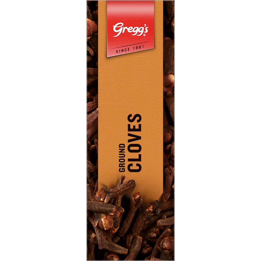 Ground cloves from Greggs, ideal for sweet baking and savory dishes, offering a warm, aromatic flavor for culinary creations.