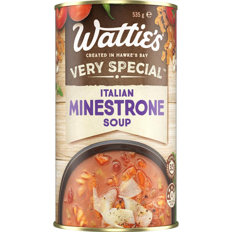 Wattie's Very Special Soup Italian Minestrone Canned